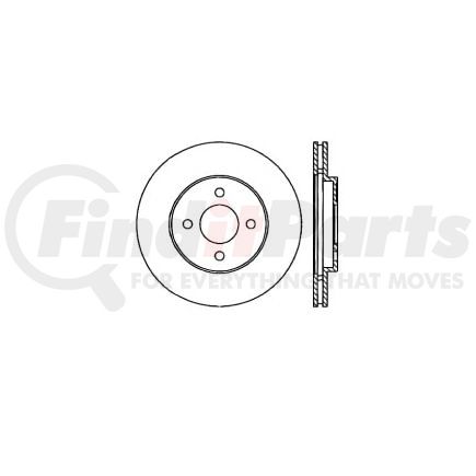 E12672011 by BENDIX - Disc Brake Rotor