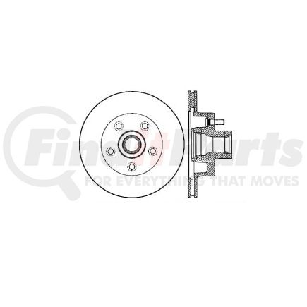 E12672018 by BENDIX - Disc Brake Rotor