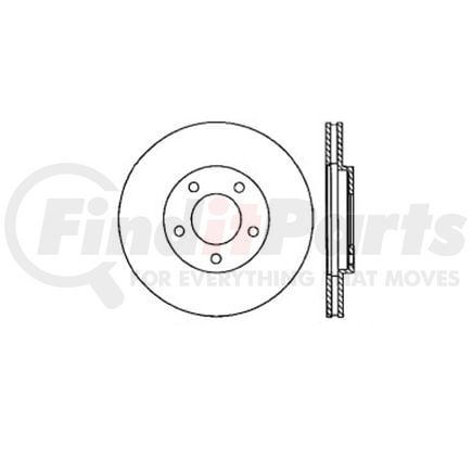 E12672020 by BENDIX - Disc Brake Rotor
