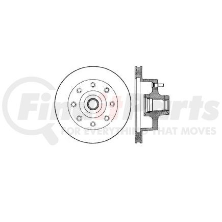 Bendix E12672007 Disc Brake Rotor Rotor