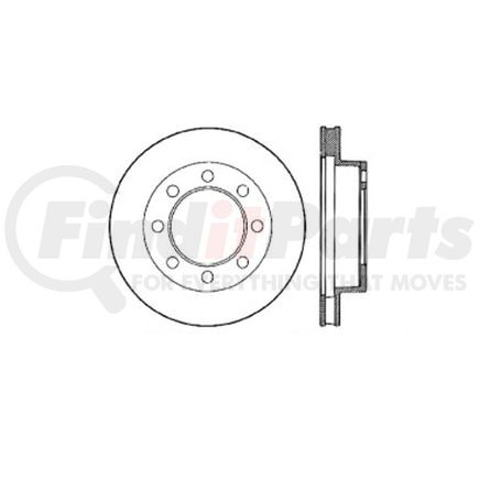 Bendix E12672029 Disc Brake Rotor Rotor