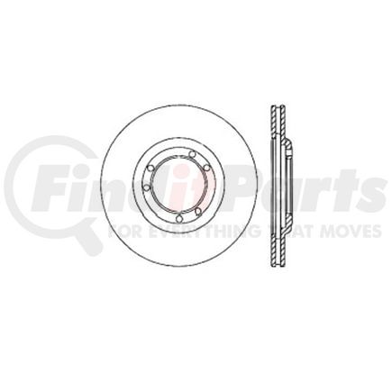 Bendix E12672038 Disc Brake Rotor Rotor