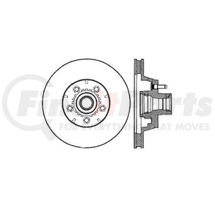 Bendix E12672022 Disc Brake Rotor Rotor