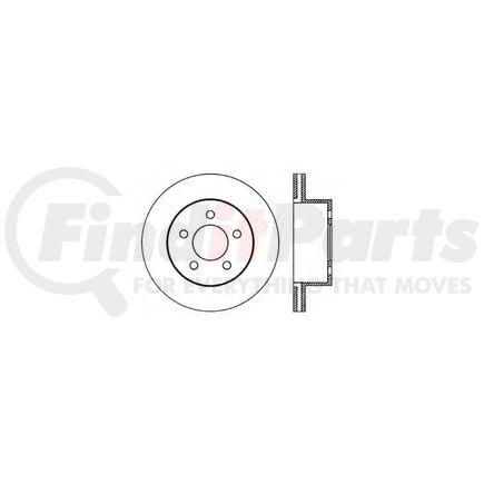 Bendix E12672050 Disc Brake Rotor Rotor