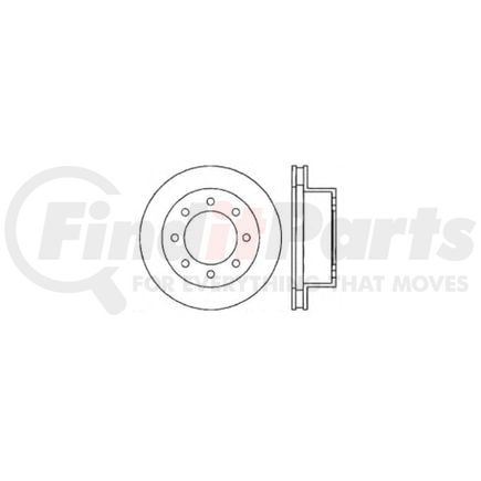 Bendix E12672051 Disc Brake Rotor Rotor