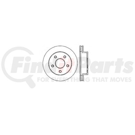 E12672053 by BENDIX - Disc Brake Rotor