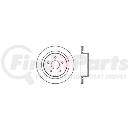 E12672059 by BENDIX - Disc Brake Rotor