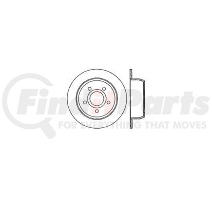 E12672048 by BENDIX - Disc Brake Rotor