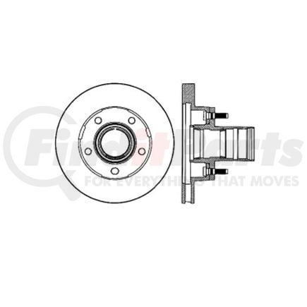 Bendix E12684018 Disc Brake Rotor Rotor