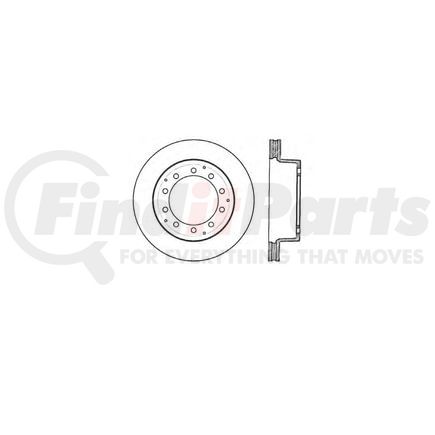 E12685016 by BENDIX - Disc Brake Rotor