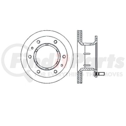 Bendix E12677005 Disc Brake Rotor Rotor