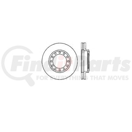 Bendix E12681006 Disc Brake Rotor Rotor