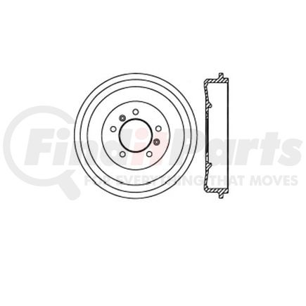 Bendix E12727006 Brake Drum Brake Drum
