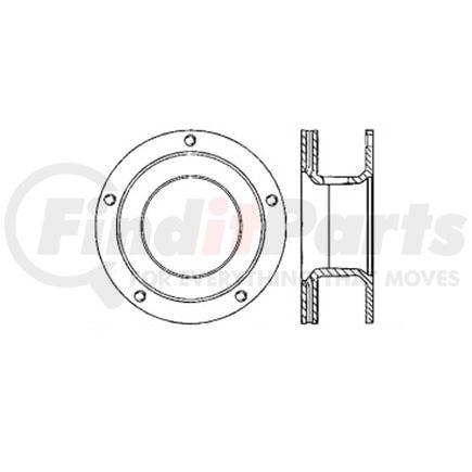 Bendix E12688011 Disc Brake Rotor Rotor
