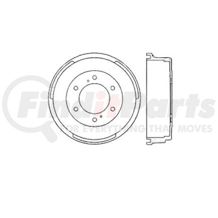 Bendix E12747017 Brake Drum Brake Drum