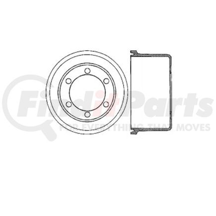 Bendix E12747015 Brake Drum Brake Drum