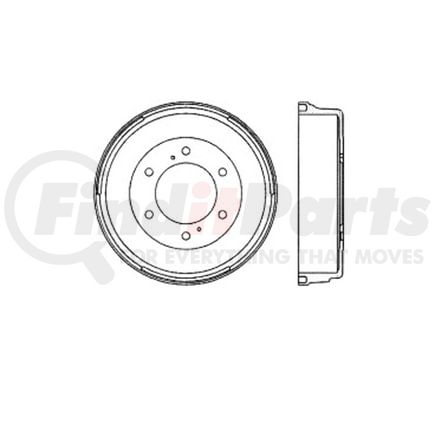 Bendix E12747016 Brake Drum Brake Drum