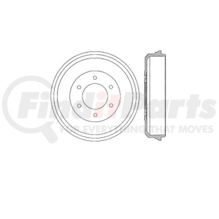 Bendix E12748010 Brake Drum Brake Drum