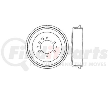 Bendix E12749024 Brake Drum Brake Drum