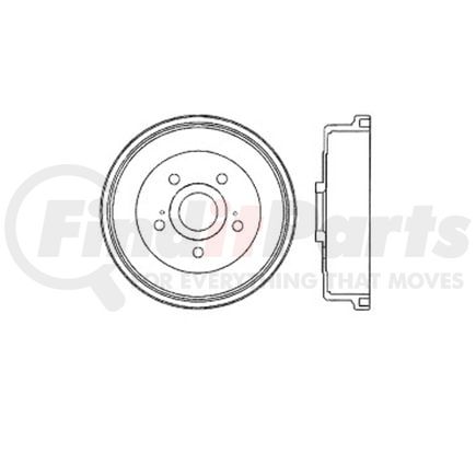 Bendix E12749029 Brake Drum Brake Drum