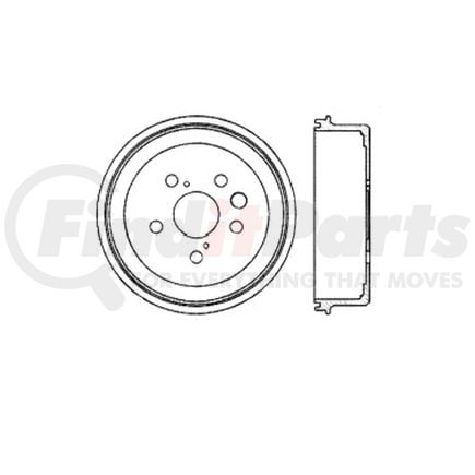 Bendix E12749041 Brake Drum Brake Drum