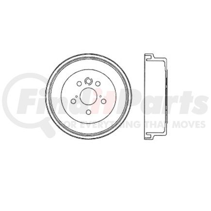 Bendix E12749030 Brake Drum Brake Drum