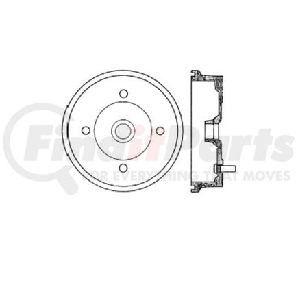 Bendix E12752008 Brake Drum Brake Drum