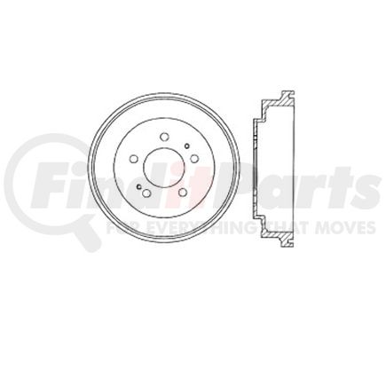 Bendix E12753014 Brake Drum Brake Drum