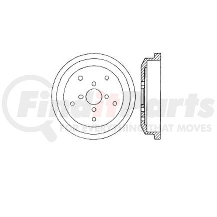 Bendix E12753009 Brake Drum Brake Drum
