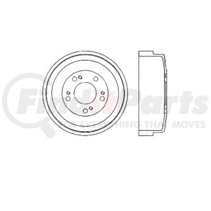 Bendix E12755009 Brake Drum Brake Drum