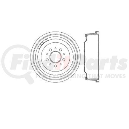 Bendix E12766009 Brake Drum Brake Drum