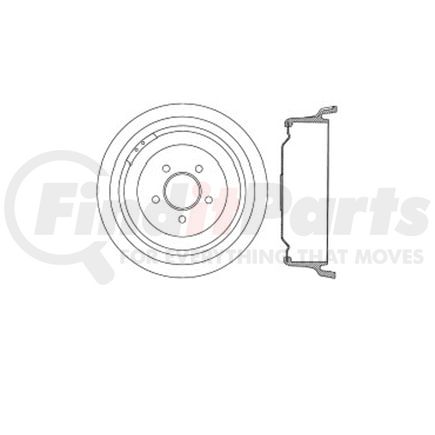 Bendix E12766023 Brake Drum Brake Drum