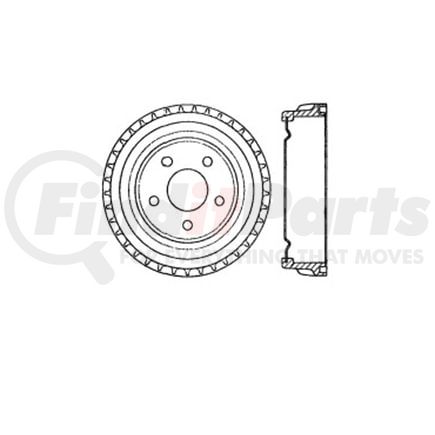 E12766036 by BENDIX - Brake Drum