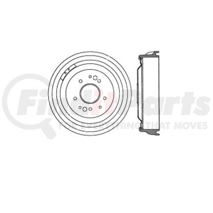 Bendix E12767018 Brake Drum Brake Drum