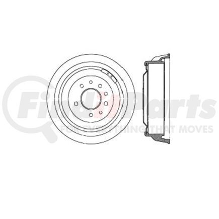 Bendix E12767023 Brake Drum Brake Drum