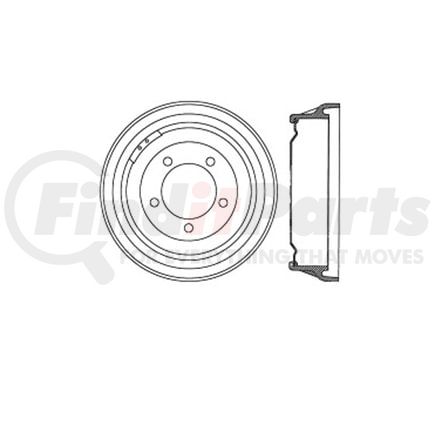 Bendix E12768026 Brake Drum Brake Drum