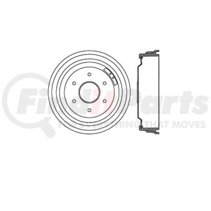 E12768027 by BENDIX - Brake Drum