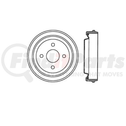 Bendix E12768029 Brake Drum Brake Drum