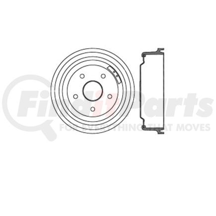 Bendix E12770013 Brake Drum Brake Drum