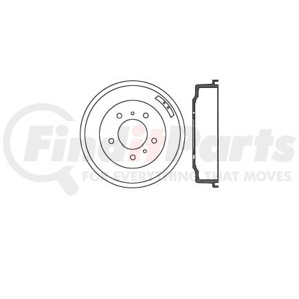 Bendix E12770010 Brake Drum Brake Drum