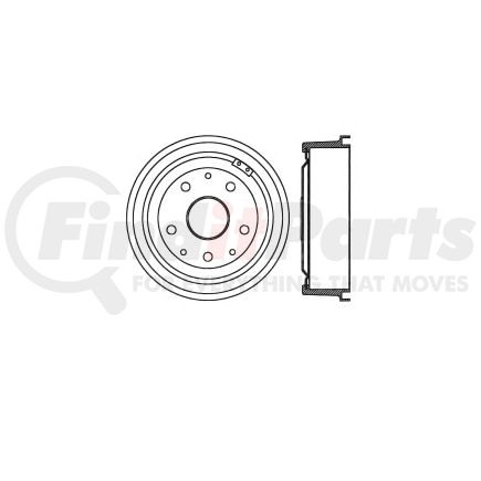 Bendix E12770022 Brake Drum Brake Drum