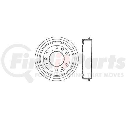 Bendix E12770023 Brake Drum Brake Drum