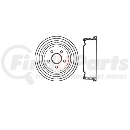 Bendix E12770026 Brake Drum Brake Drum