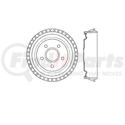 Bendix E12770028 Brake Drum Brake Drum