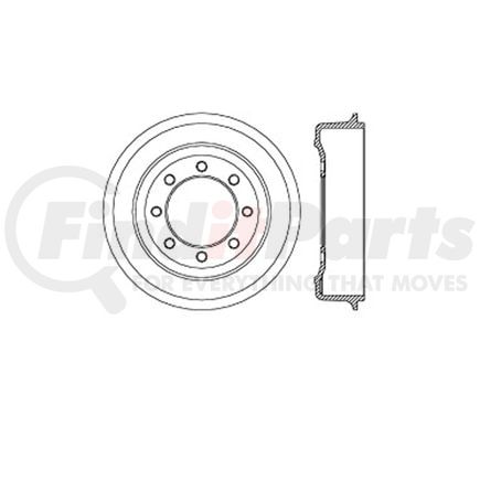 Bendix E12770036 Brake Drum Brake Drum