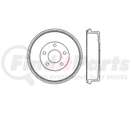 E12770052 by BENDIX - Brake Drum