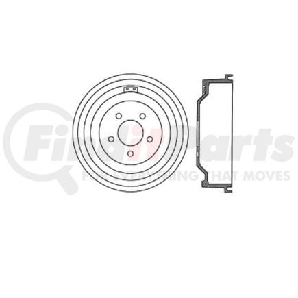 Bendix E12770048 Brake Drum Brake Drum