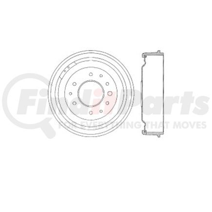 Bendix E12771016 Brake Drum Brake Drum
