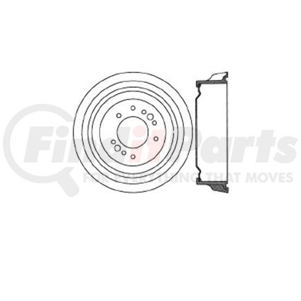 Bendix E12771030 Brake Drum Brake Drum