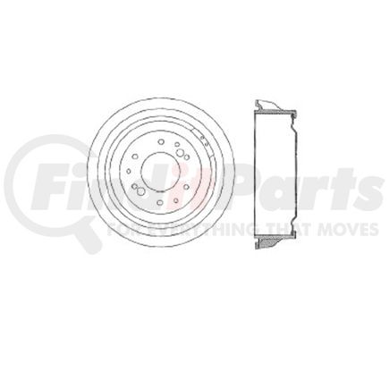 Bendix E12771031 Brake Drum Brake Drum